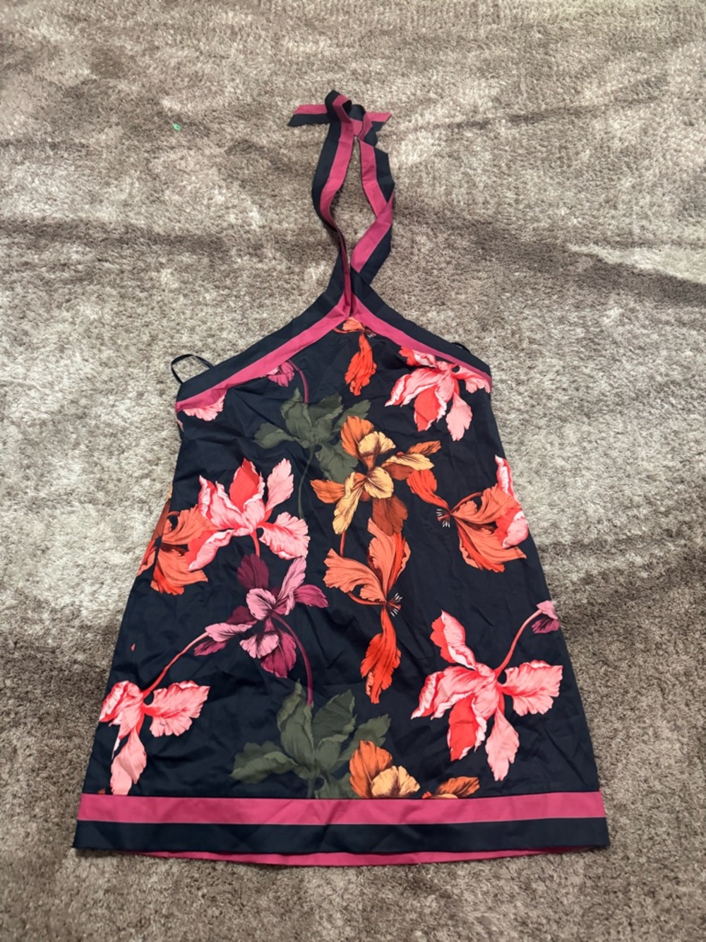 BUTCH Hutch Satin Halter Mini Dress